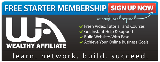Wealthy Affiliate Free Starter Membership