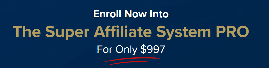 Super Affiliate System Pro Pricing