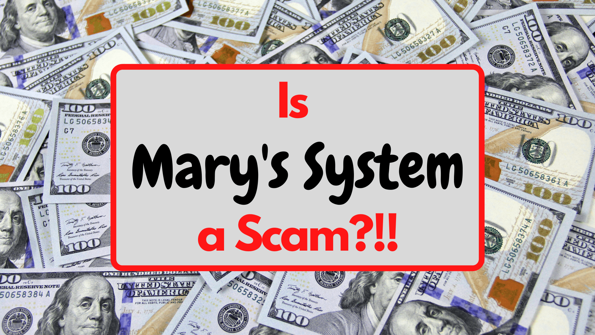 Is Mary’s System a Scam? Or is it Just Another Scam Site in 2021? 1 Mary's system FRONTPAGE