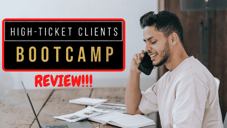 High-Ticket Clients Bootcamp FRONTPAGE