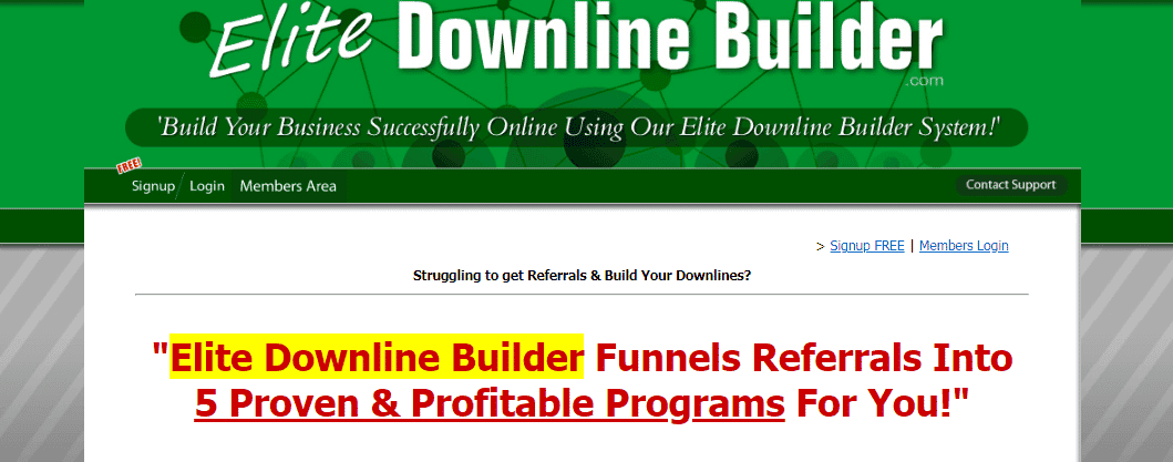 Elite Downline Builder IMAGE 2