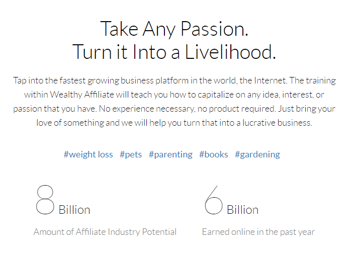 Take any Passion turn it into a Livelihood