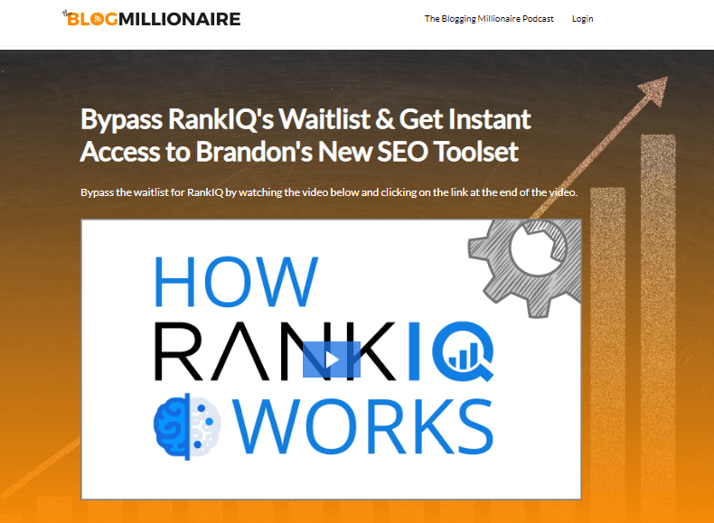 Blog Millionaire RankIQ Website