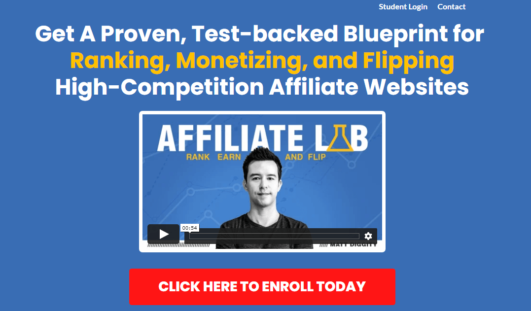 Affiliate Lab training Program login