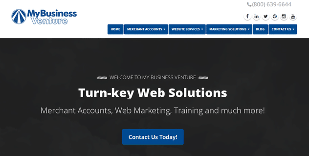 My Business Venture Website