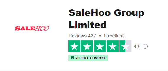 SaleHoo Trust Pilot 4.5 Stars