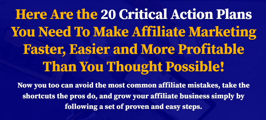 Affiliate Marketing Blueprint Website