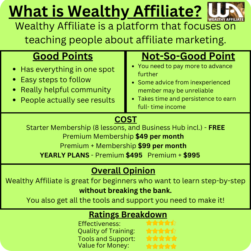 What is Wealthy Affiliate